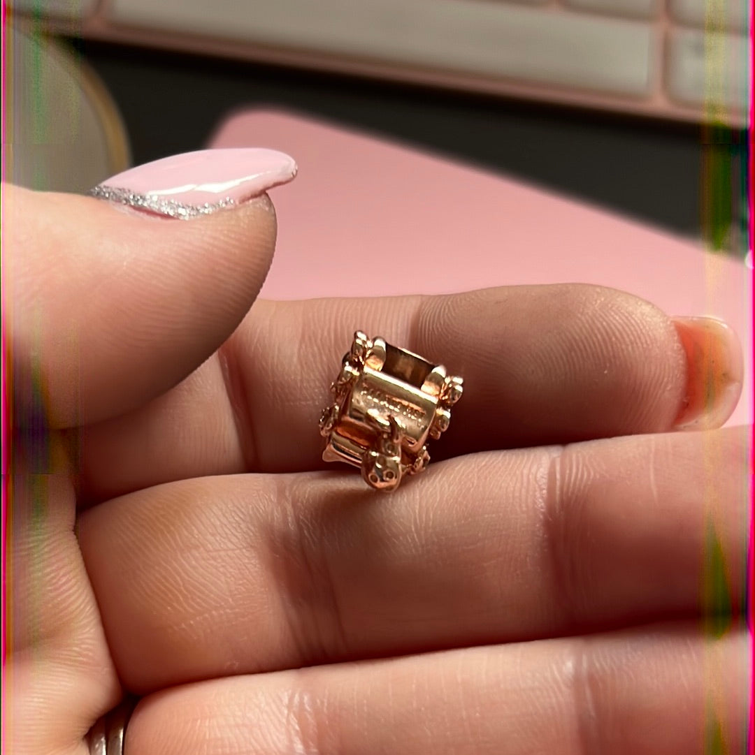 Genuine Pandora Rose Gold Bloom Wildflower Bloom Dangle Charm
