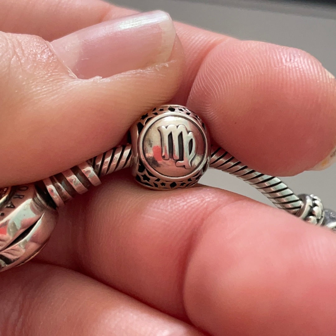 Genuine Pandora Virgo Horoscope Charm Zodiac