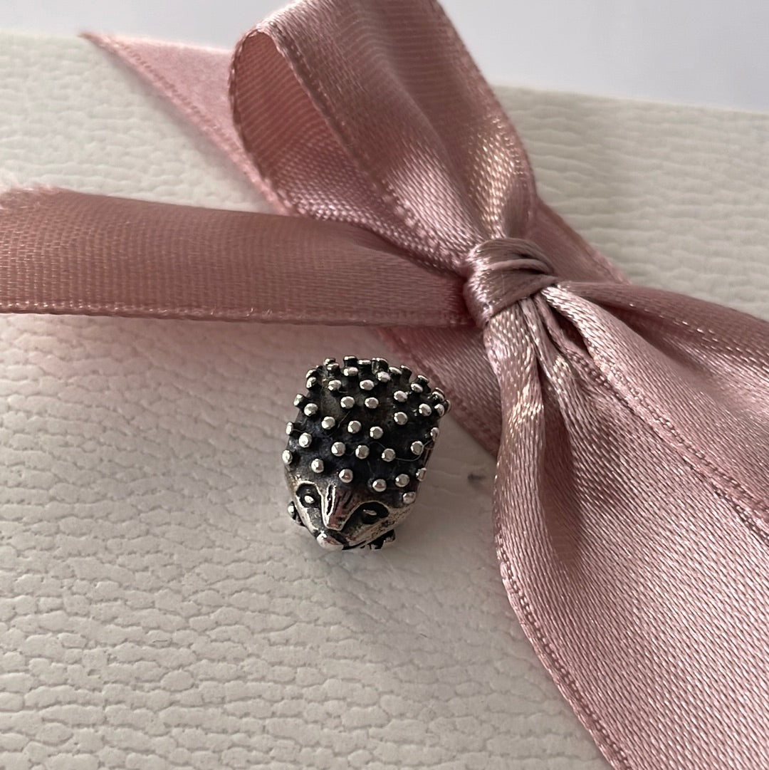 Genuine Pandora Hedgehog Charm Animal Lover
