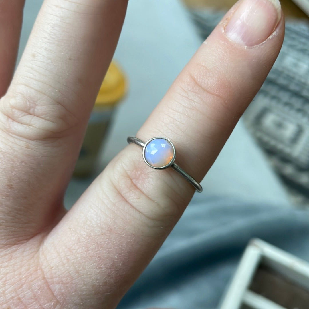 Genuine Pandora Opal Ring Birthstone in Size ....