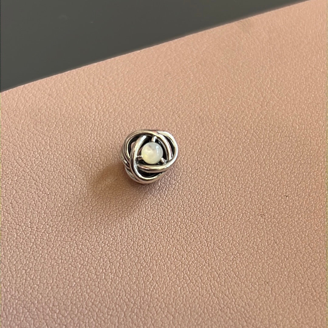 Genuine Pandora Clear Birthstone Birthstone New Style Eternity
