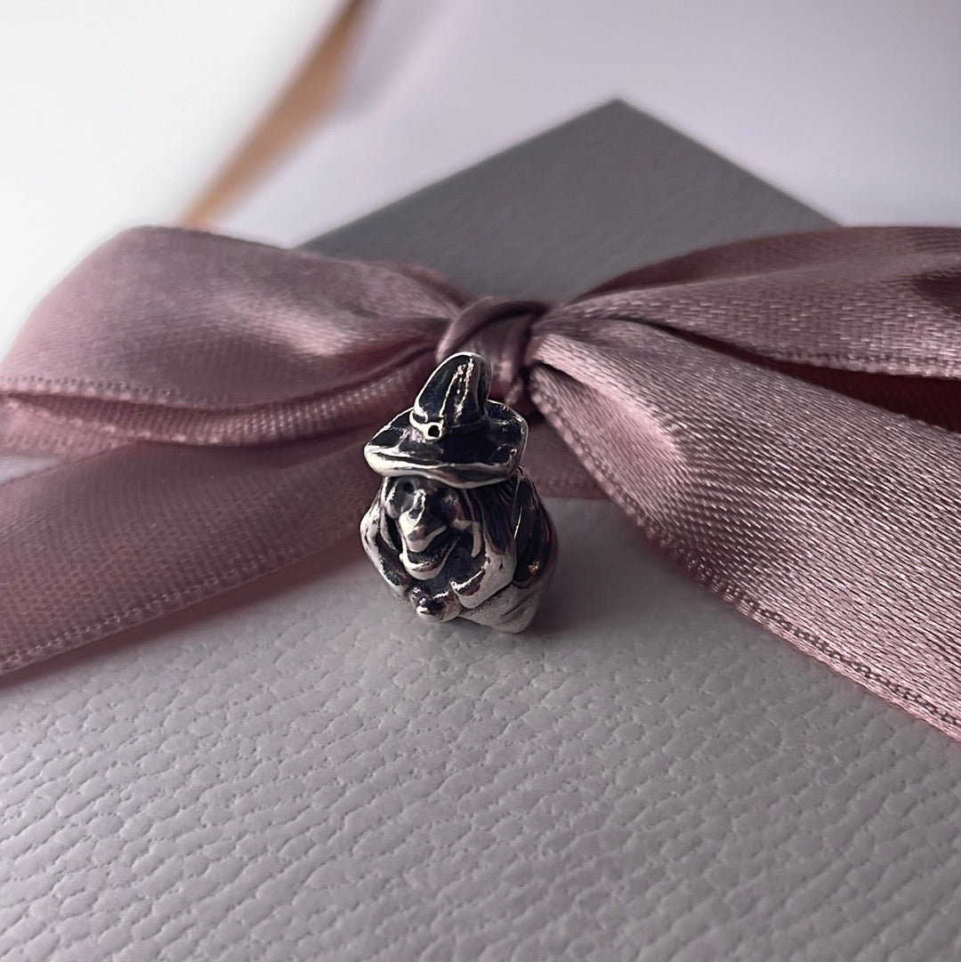 Genuine Pandora Rare Witch on a Broomstick Charm HTF