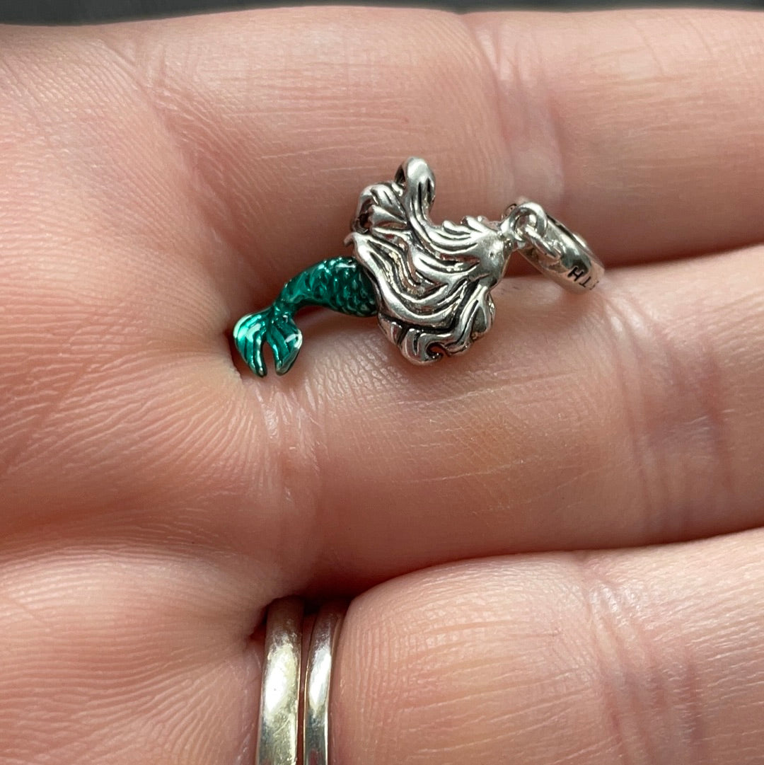 Genuine Chamilia Ariel Enamel Dangle Charm Disney