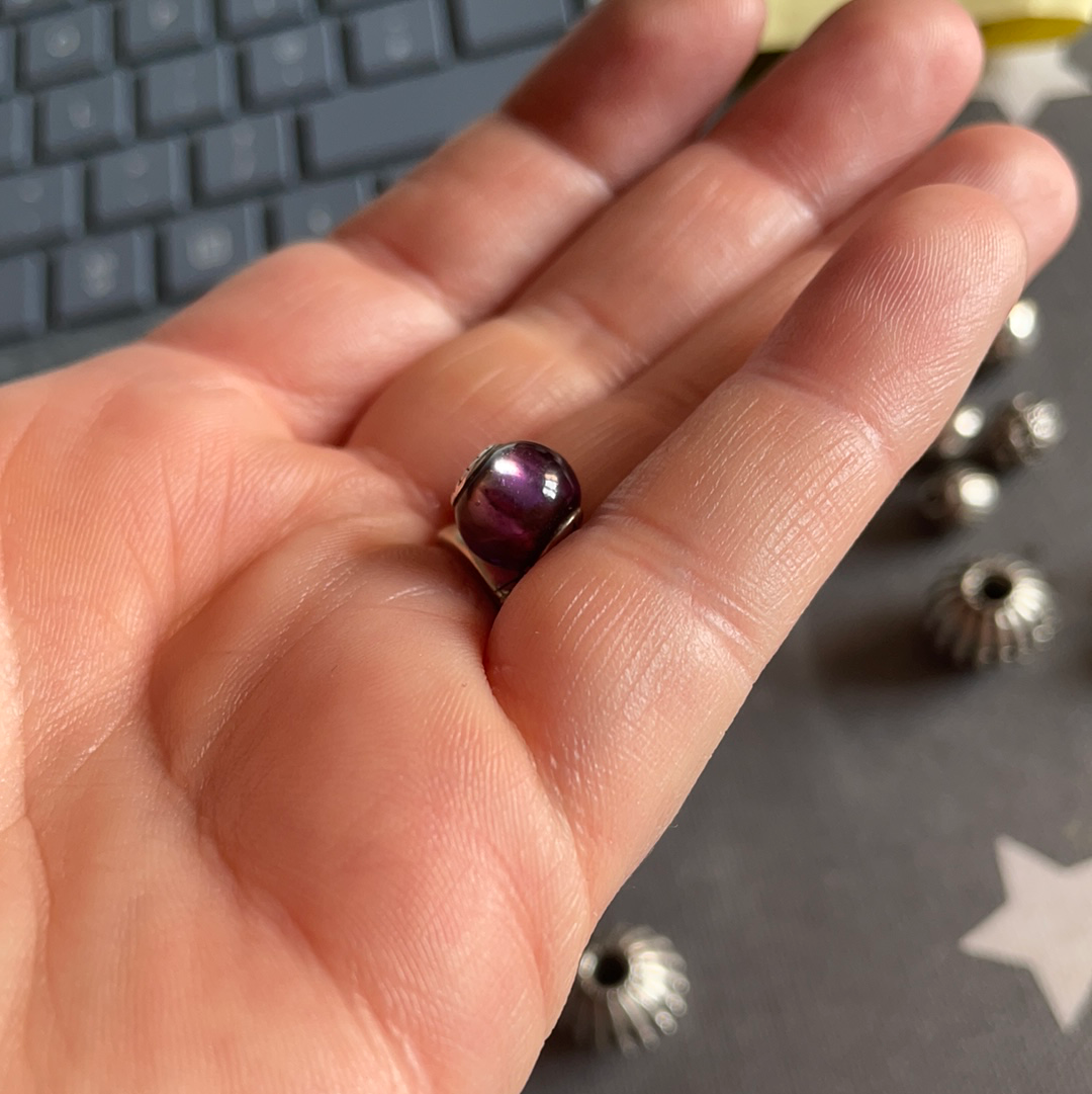 Genuine Pandora Essence Me Gem Stone Purple Faith Charm