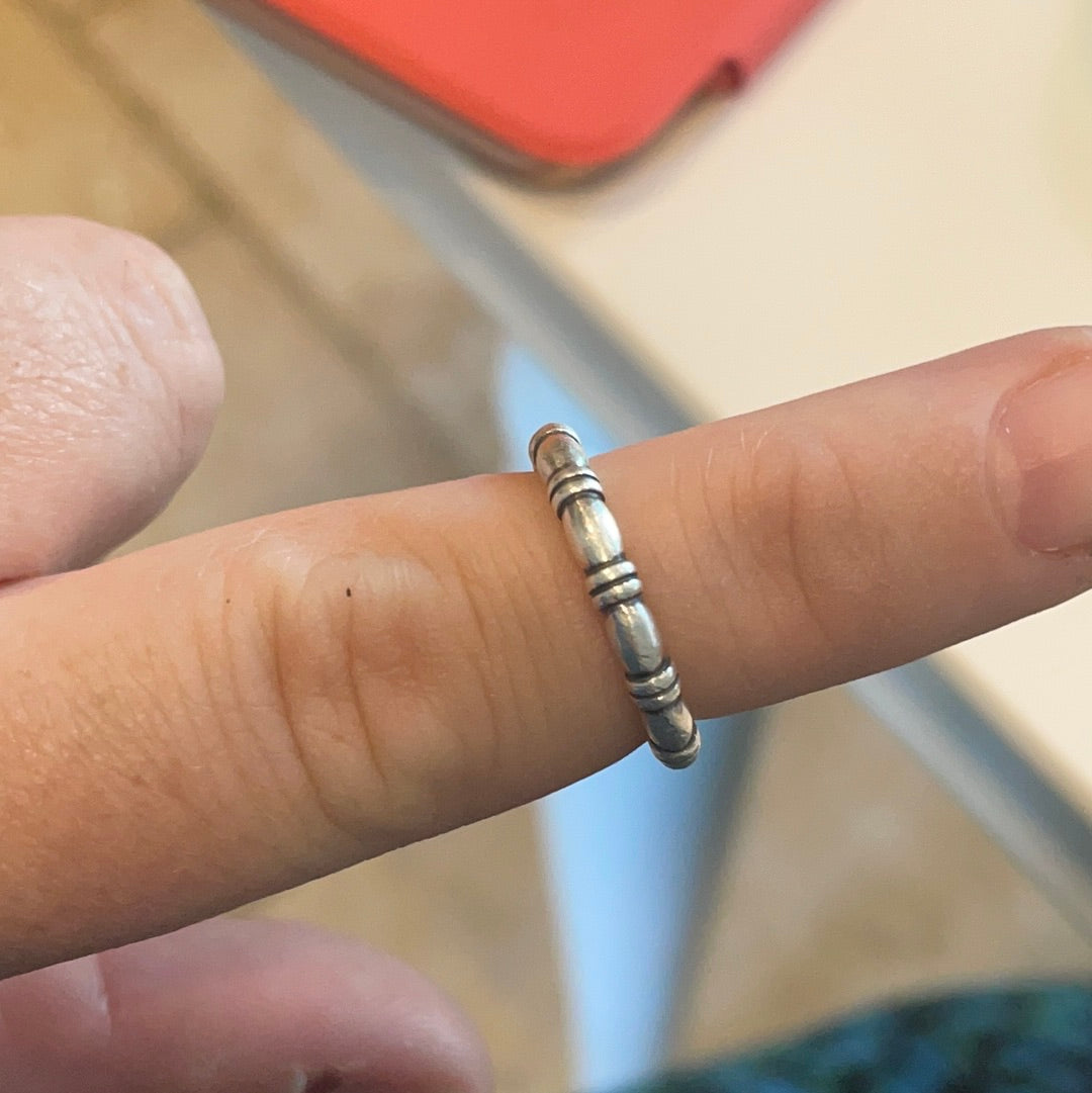 Genuine Pandora Bamboo Band Ring Size 60