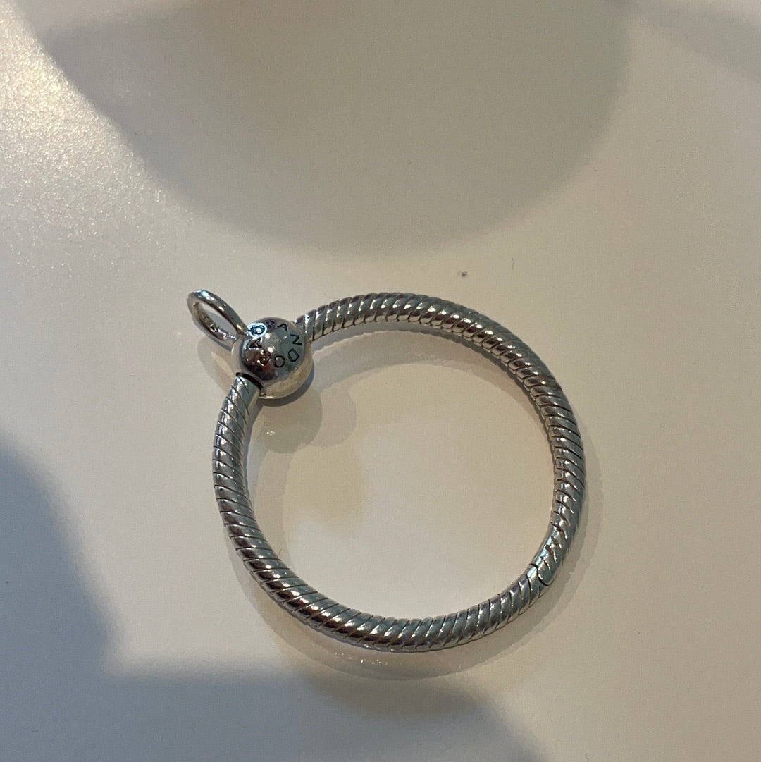 Genuine Pandora O Pendant Medium Size