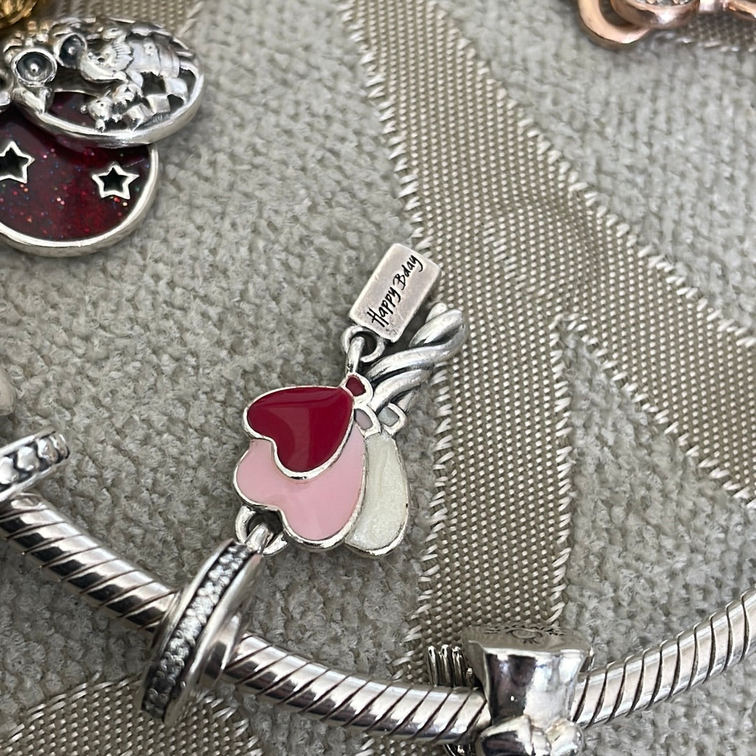 Genuine Pandora Birthday Balloons Dangle Charm