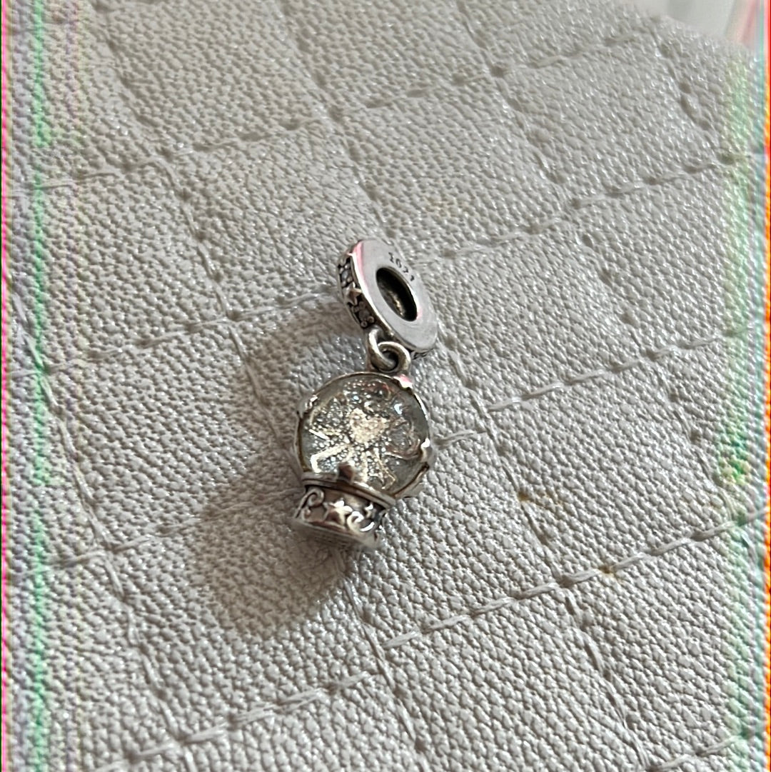 Genuine Pandora Christmas 2021 Sparkle Globe Charm