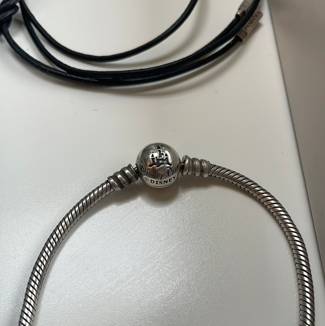 Genuine Pandora Disney Parks Exclusive 2015 Castle Bracelet Size 21cm RARE HTF