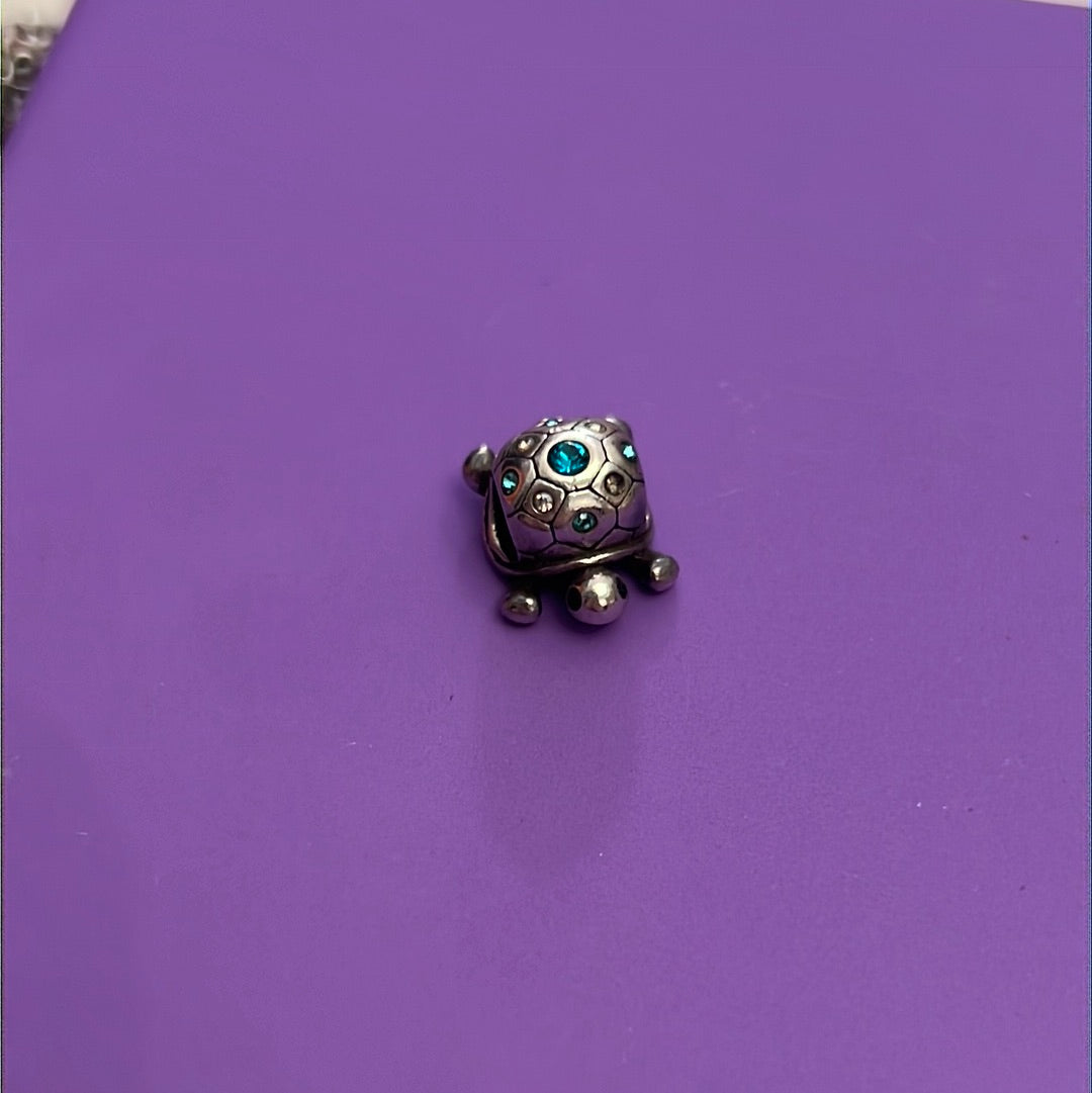 Genuine Chamilia Little CZ Turtle Animal Charm
