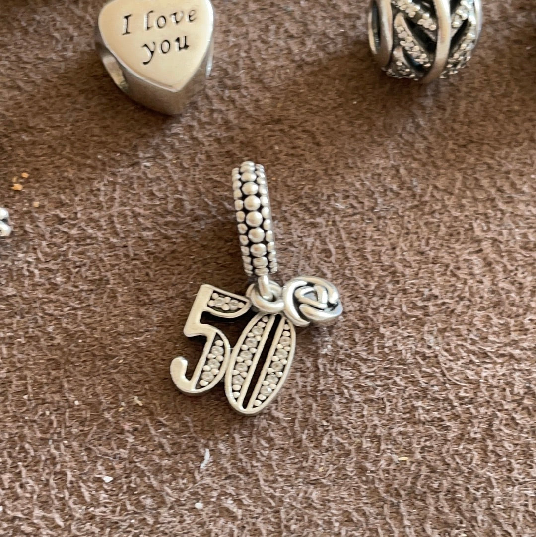 50th Birthday Pandora Bracelet Birthday 50th Birthday Birthstone