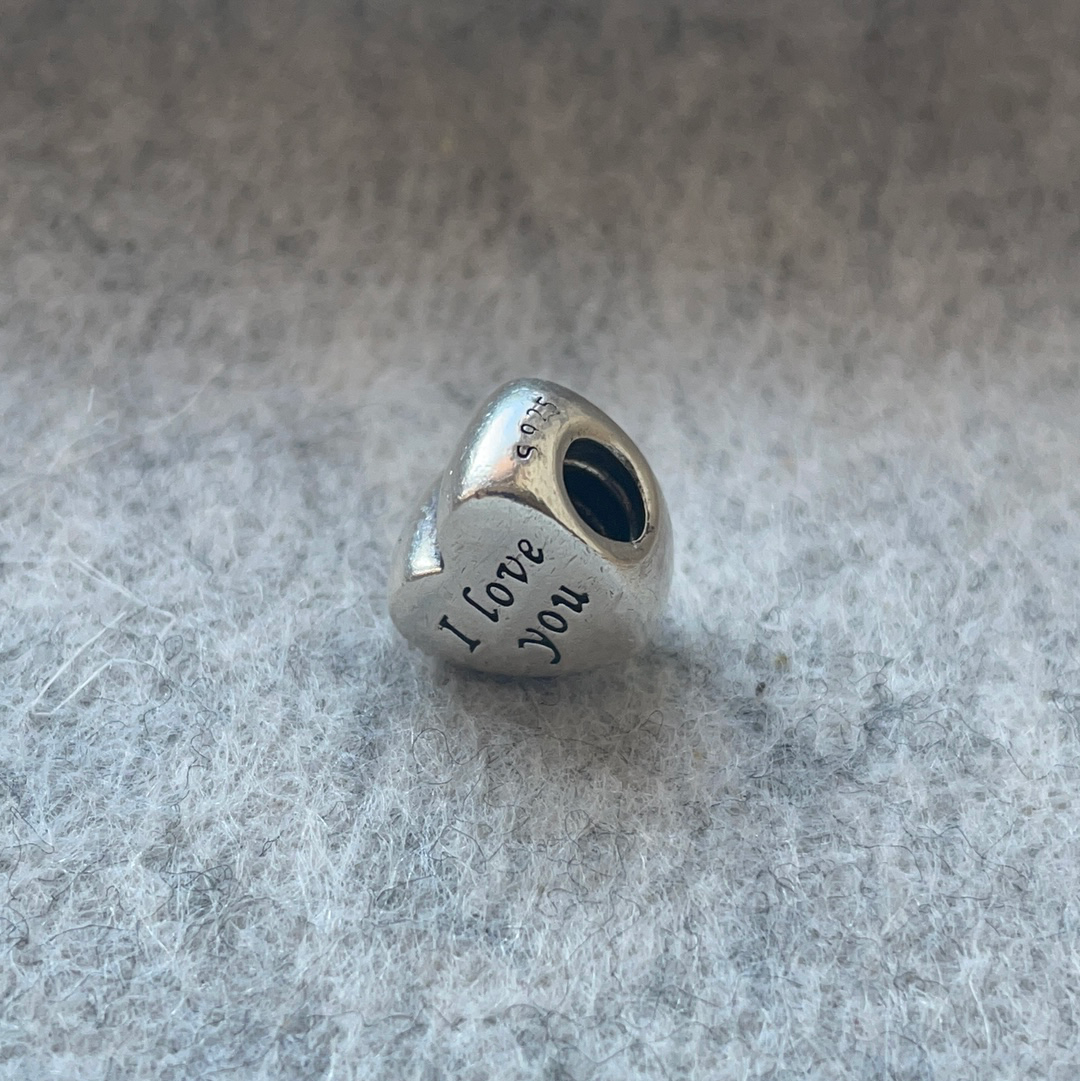 Genuine Pandora I Love You Charm Heart Shaped Valentine's Day