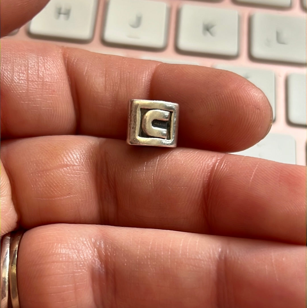 Genuine Pandora Letter U Charm