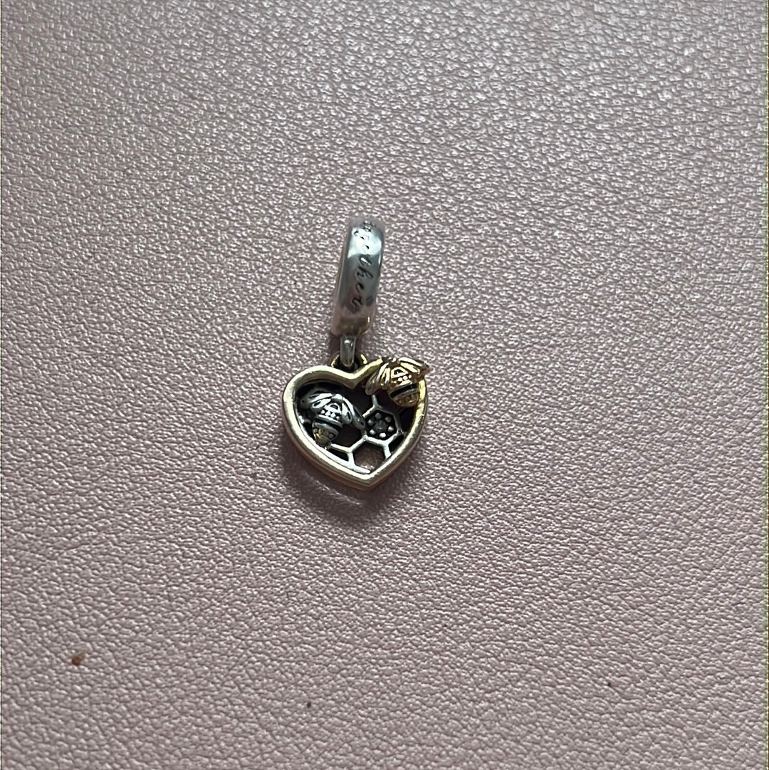 Genuine Pandora Shine We Bee long Together Dangle Charm