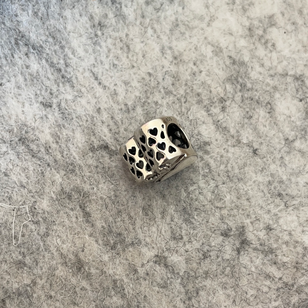 Genuine Pandora Bride and Groom Wedding Anniversary Charm Double Sided Enamel