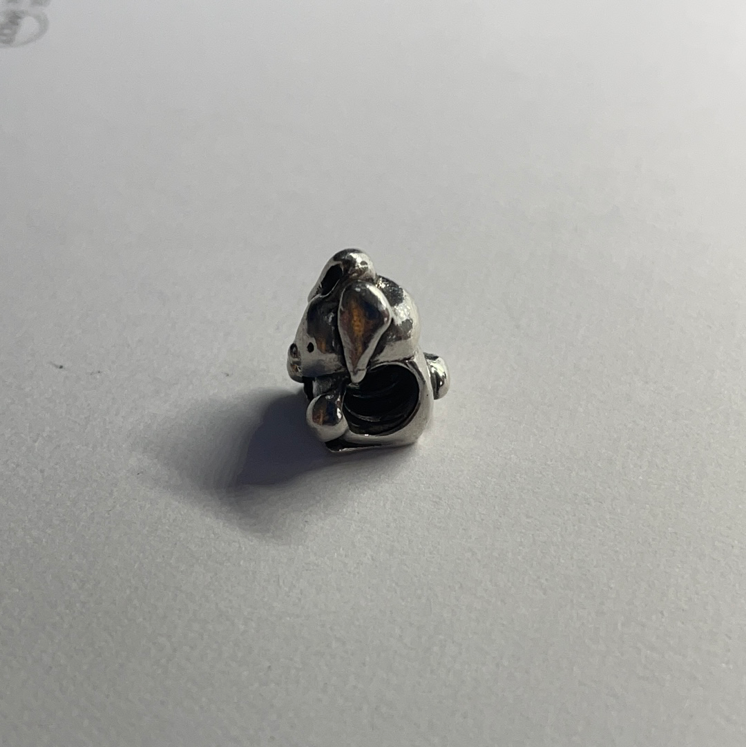 Genuine Pandora Rabbit Bunny Animal Charm