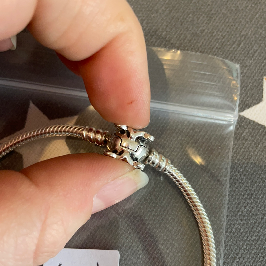 Genuine Pandora Disney Cinderella Carriage Pave Clasp Bracelet Moments 16cm