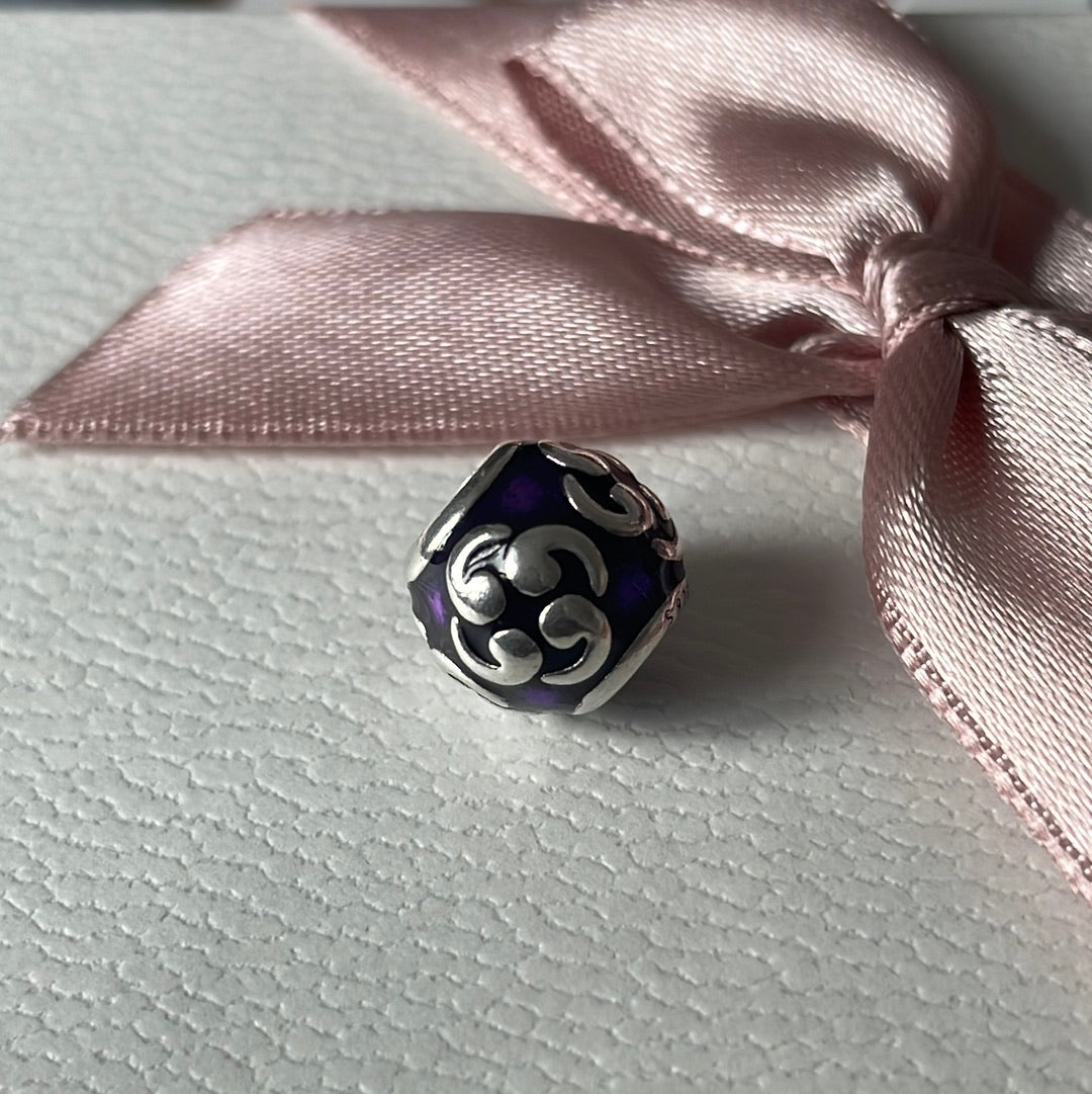 Genuine Pandora Purple Celtic Charm
