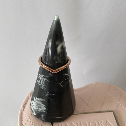 Genuine Pandora Rose Gold Wishbone Ring Various Sizes ....