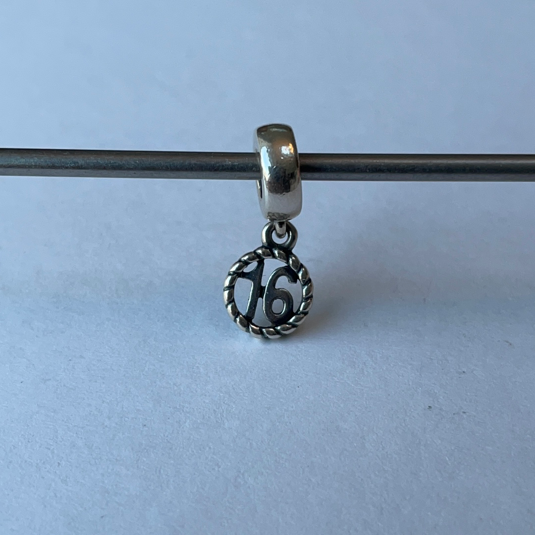 Genuine Pandora 16th Birthday Charm Dangle Gift