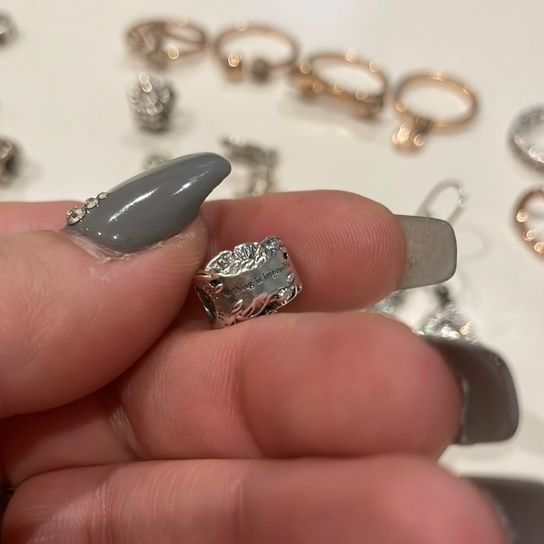 Genuine Pandora Disney Cheshire Cat Scene Alice in Wonderland Charm