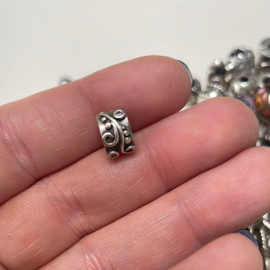 Genuine Pandora Pink LIGHT Stone Tendril Clips Single