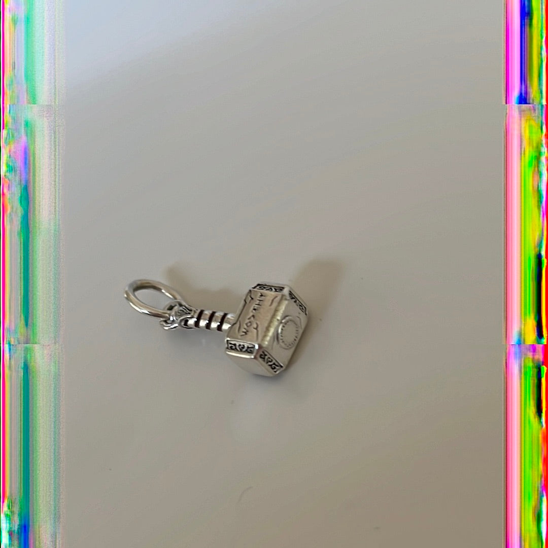 Genuine Pandora X Marvel Thor Hammer Dangle Charm