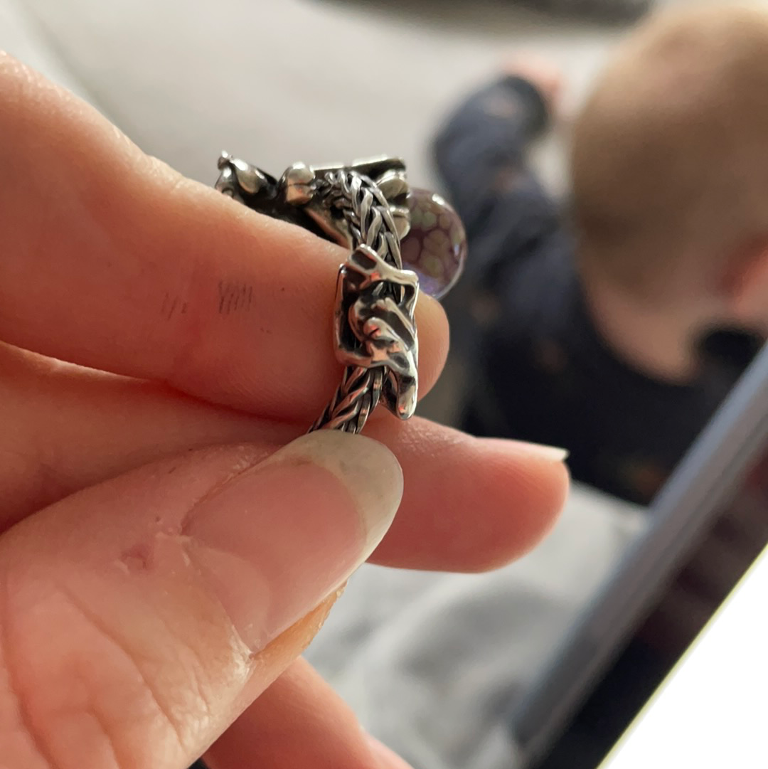 Genuine Trollbeads Climbing Frog Animal Charm