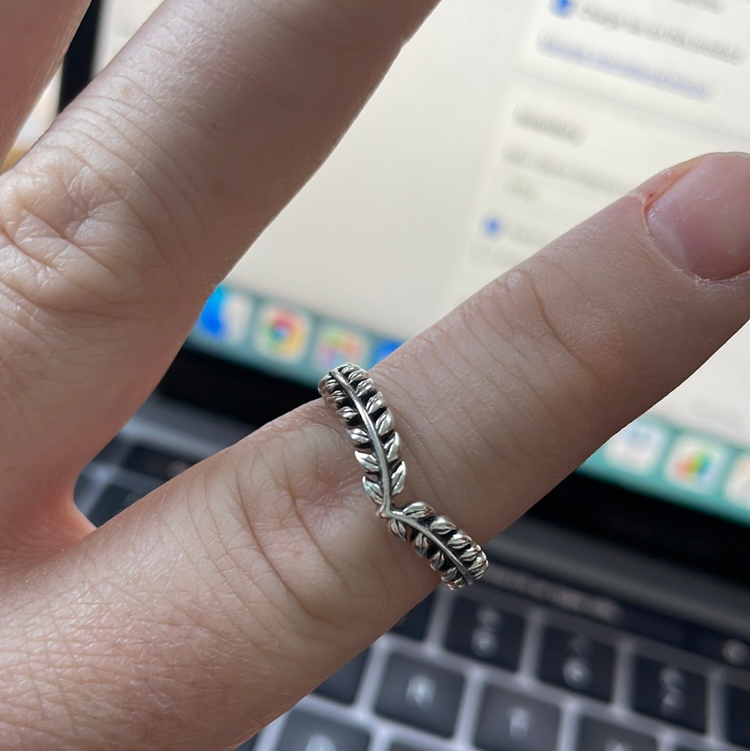 Genuine Pandora Wheat Sheaf Ring Size 64