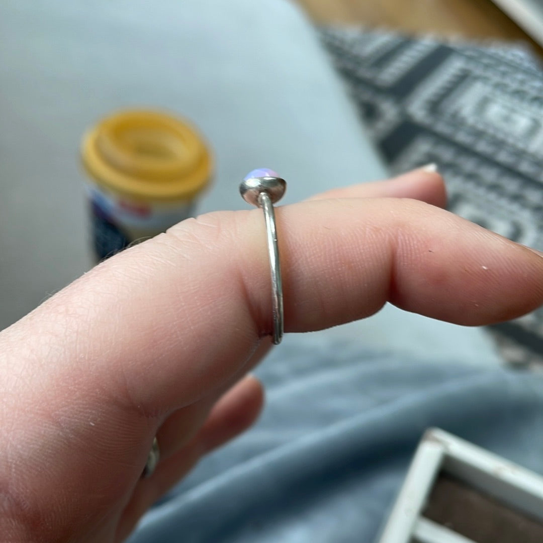 Genuine Pandora Opal Ring Birthstone in Size ....