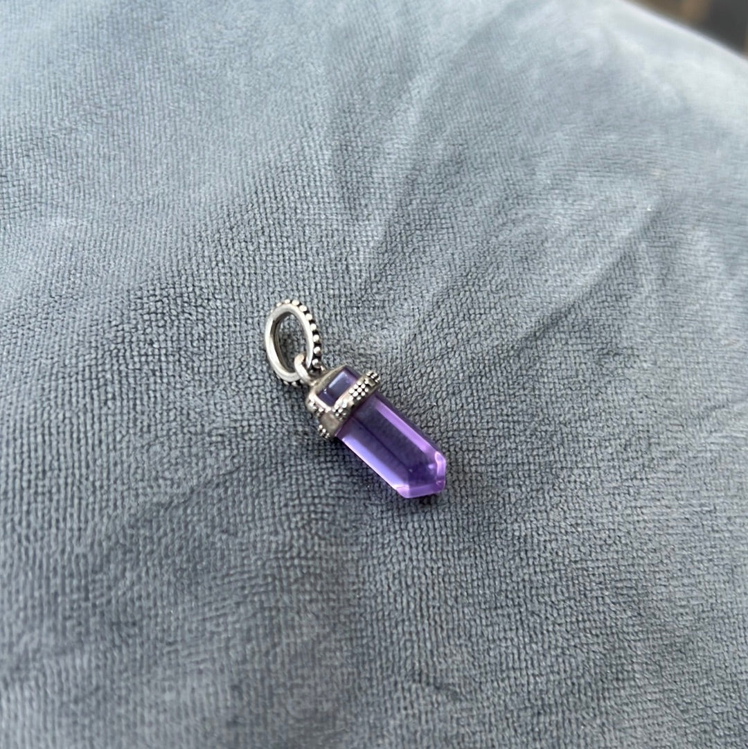 Genuine Pandora Amulet Choose Colour Crystal Stone Charm Dangle