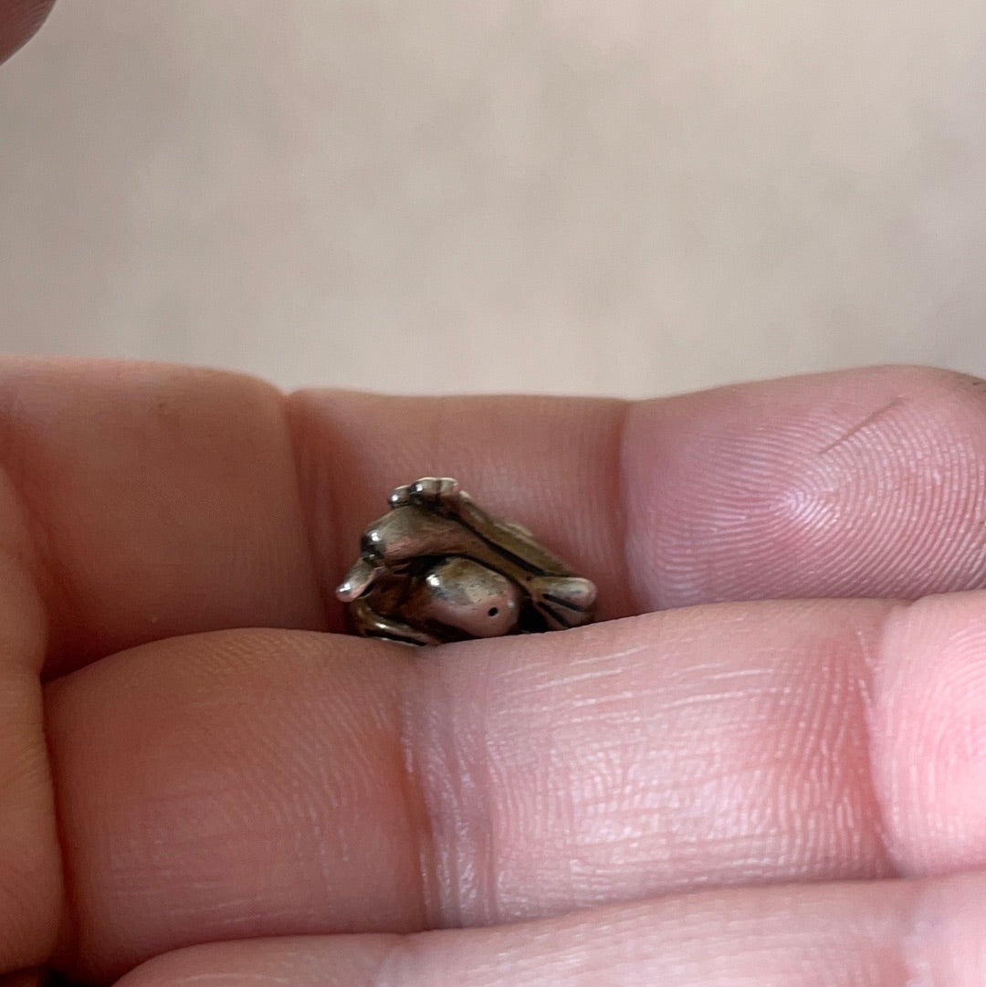 Genuine Chamilia Yoga Om Frog Animal Charm