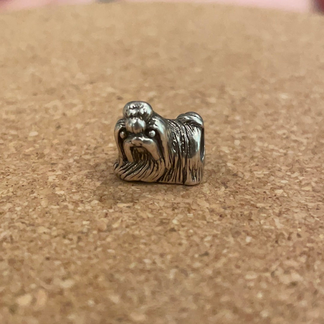 Genuine Pandora Shih Tzu Dog Charm