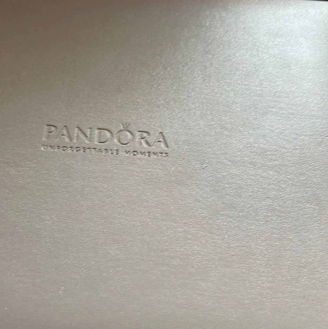 Genuine Pandora Jewellery Box Mink Grey With 2 Layers