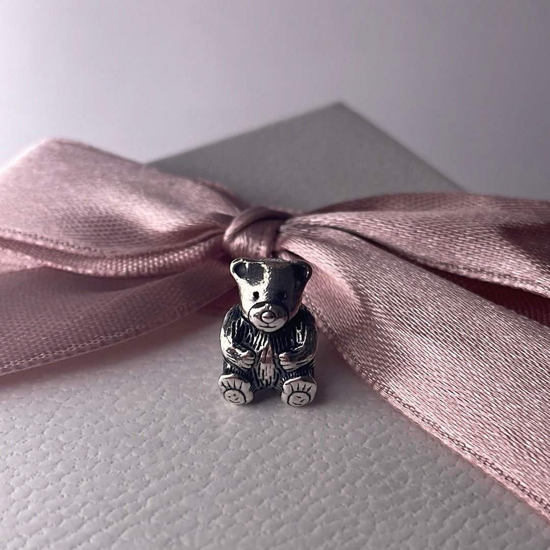 Genuine Pandora Little Teddy Bear Charm Animal