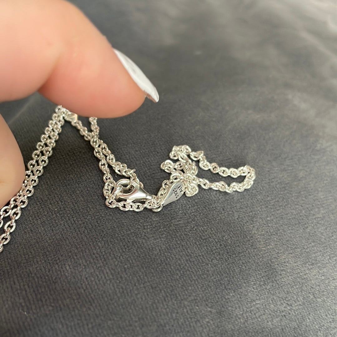 Genuine Pandora Heart Carrier Necklace With 60cm Chain