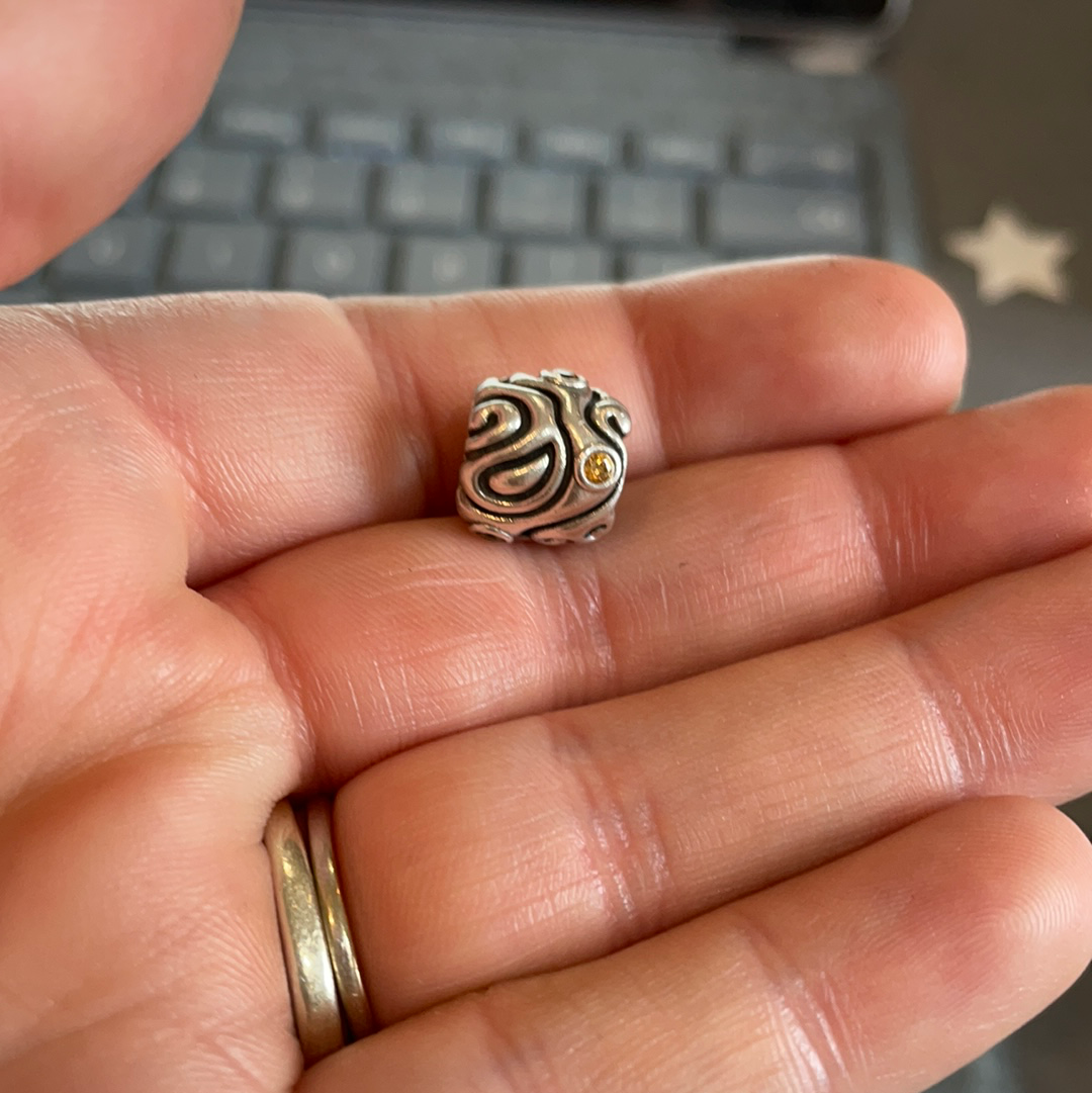 Genuine Pandora Small Version Clear CZ Stone Day Dream Charm