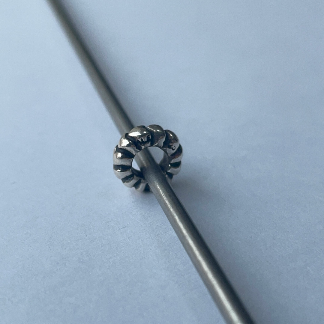 Genuine Pandora Dotted Oxidised Spacer One SALE