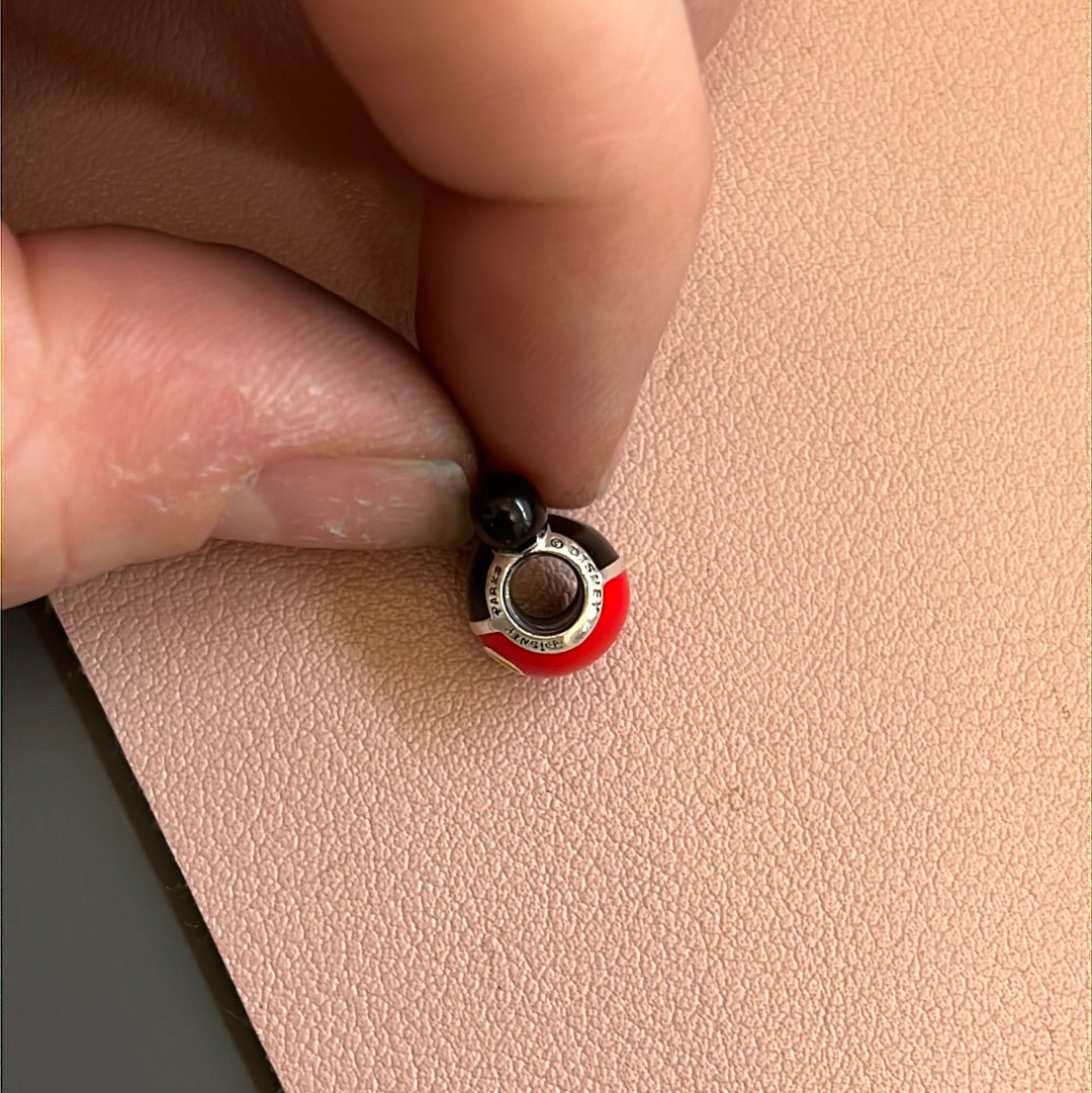 Genuine Pandora Disney Parks Enamel Playful Mickey Mouse Enamel Charm RARE