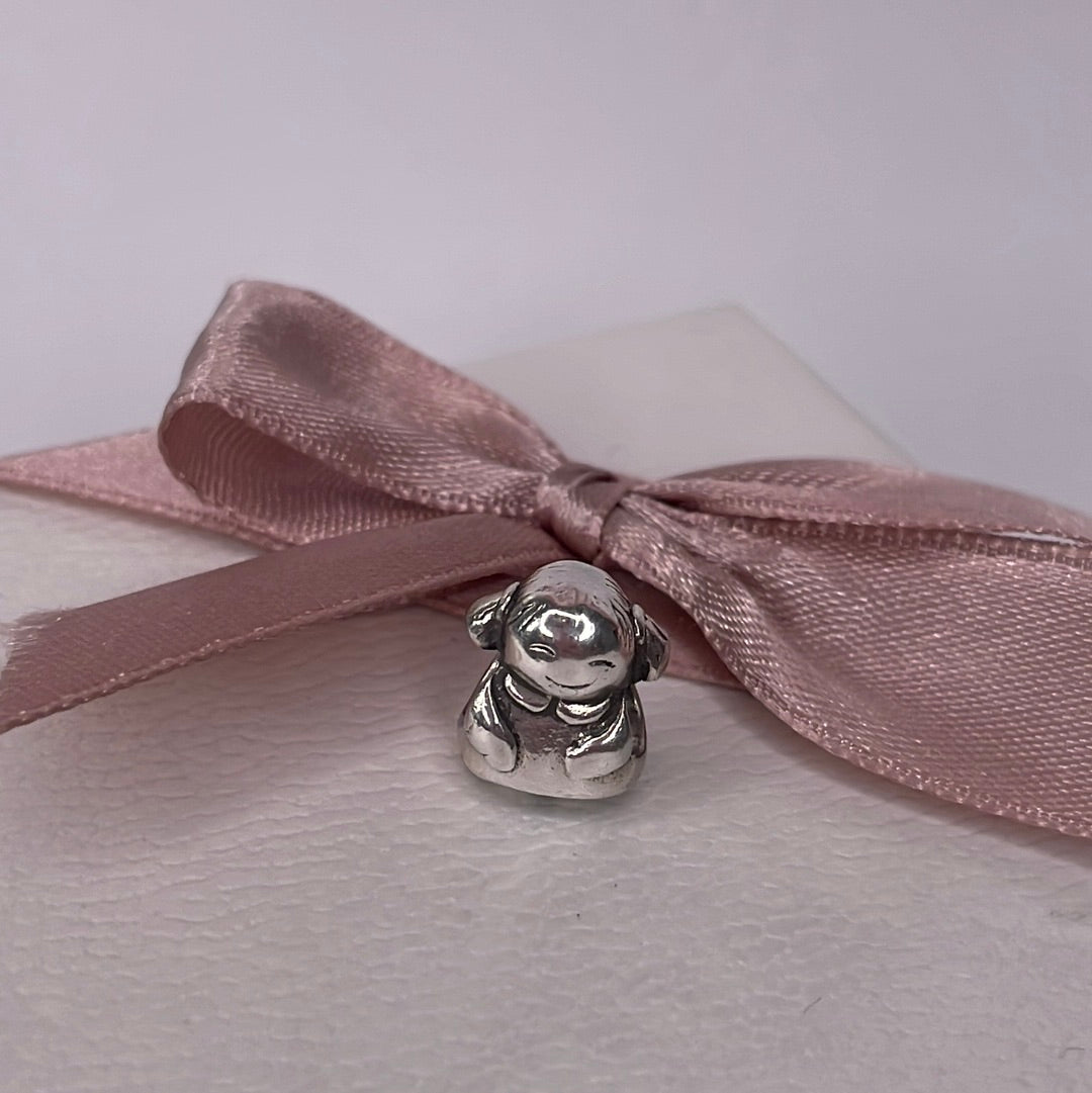 Genuine Pandora Little Girl Charm Daughter, Niece, Granddaughter Charm