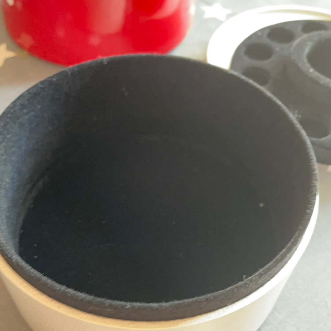 Genuine Pandora Cream Cardboard / Pink Heart Jewellery Box Retired