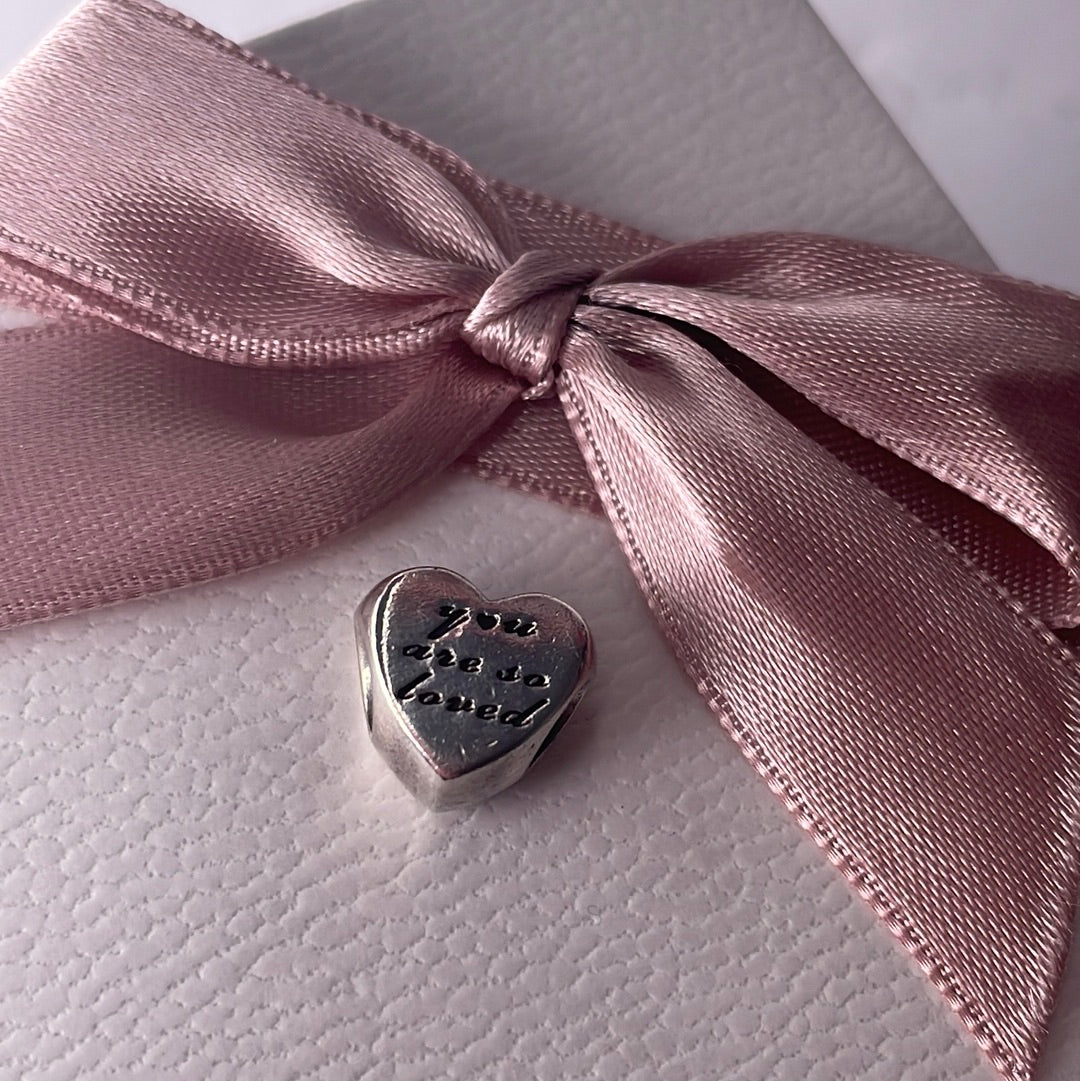 Genuine Pandora You are So Loved Heart Charm