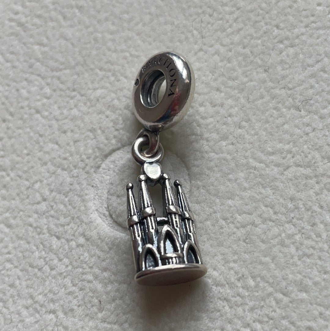 Genuine Pandora Barcelona La Sagrada Heart Travel Dangle Charm Spain