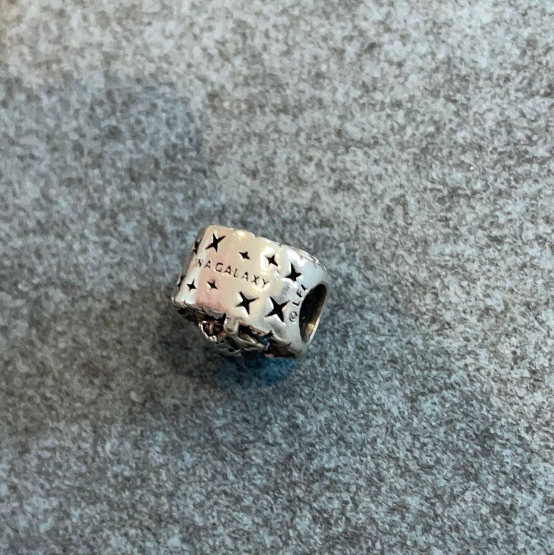 Genuine Pandora Disney Star Wars R2D2 Robot Open Work Charm