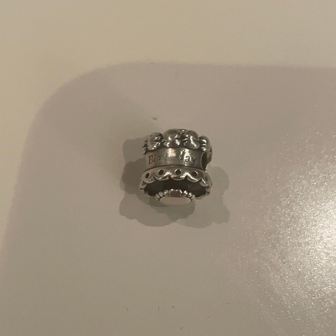 Genuine Pandora Birthday Cake Charm