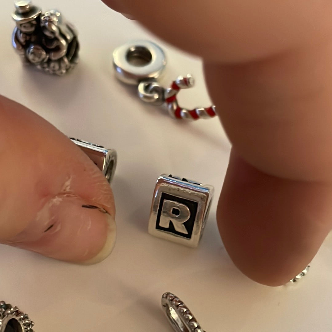 Genuine Pandora Letter R Charm Initial