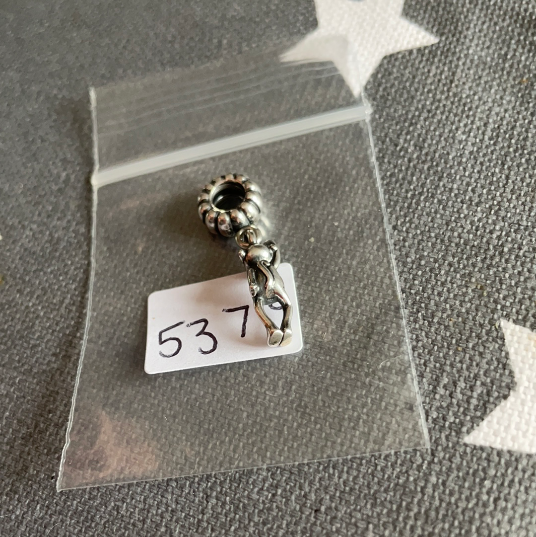 Genuine Pandora Gibraltar Monkey Dangle Charm RARE Zodiac