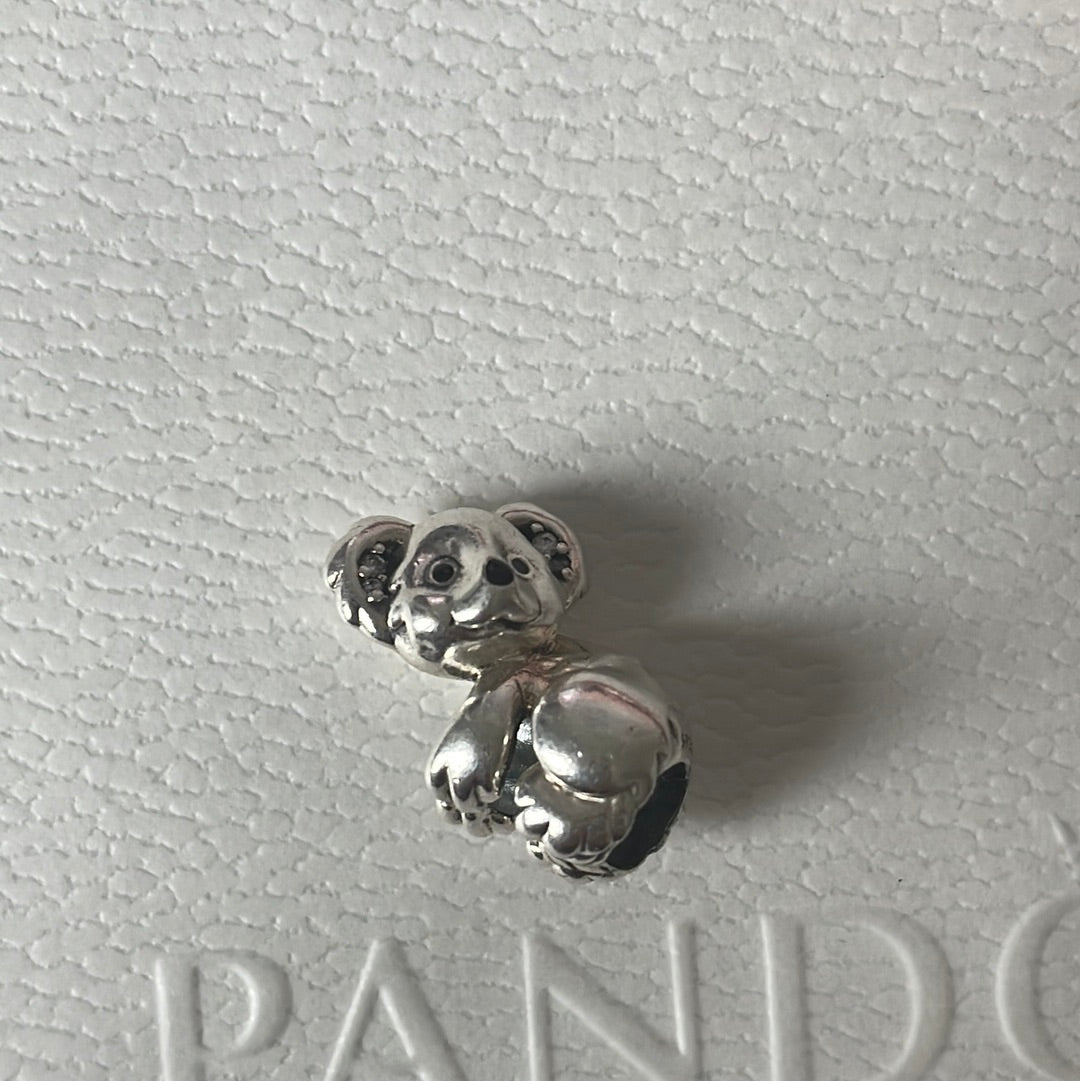 Genuine Pandora Australian Animal Pave Koala Bear Charm