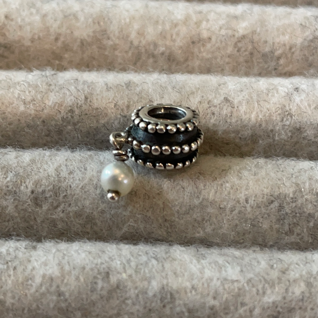 Genuine Pandora Colour Pearl Droplet Retired Dangle Charm