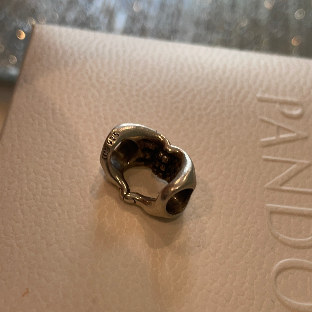 Sterling Silver Love Heart Hands Charm